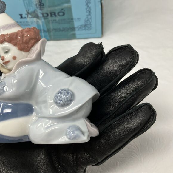 LLADRO Pierrot Clown Puppy and Ball #5278 Retired Made Spain 1985 Nino pierrot - Picture 9 of 16